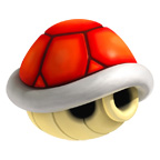 Mario Kart Wii - Carapace Rouge