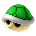 Mario Kart Wii - Carapace Verte